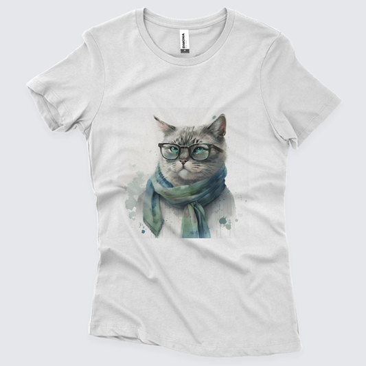 Camiseta Gato Estiloso