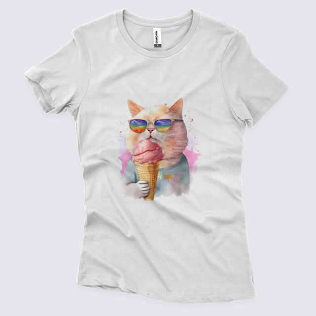 Camiseta Ice Cream Cat