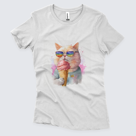 Camiseta Ice Cream Cat